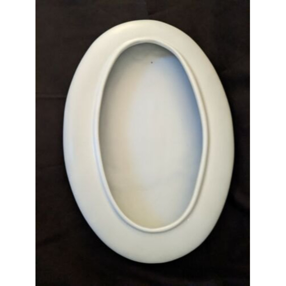 Vintage 1980s Large Haeger #5152 Baby Blue Catch All Console Bowl / Trinket Dish - Picture 3 of 4